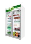 4 Glass Doors Air Cooling Drinks Display Cooler In Commercial Place