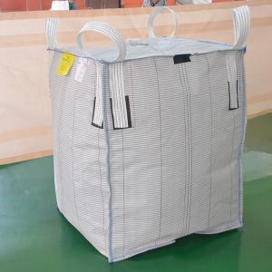 China Construction Cement Jumbo Bags Flat Bottom 1 Ton Bulk Bag With Printing on sale