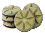 High Speed Diamond Floor Polishing Pads Convenient Without Left Waterlogging