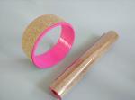 Customized logo Eco-friendly Cork Exercise Wheel/ Cork Yoga Wheel/ Cork Balance