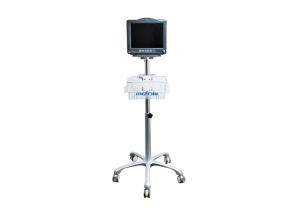 Wholesale Aluminum Alloy 5 Leg Cardiac Patient Monitor Stand With Basket from china suppliers