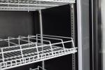 Weight KG 95-160kg Glass Wine Display Cooler with Double Doors and Air Cooling