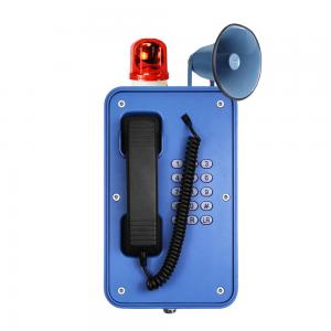Wholesale Anti - Vandal Industrial Weatherproof Telephone , Heavy Duty Telephone With Horn from china suppliers