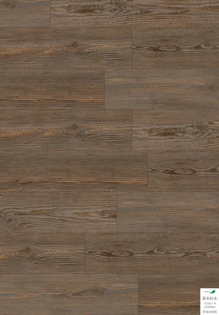SCS LVT Vinyl flooring Waterproof And Fire Proof Non-Slip Tc7011-8