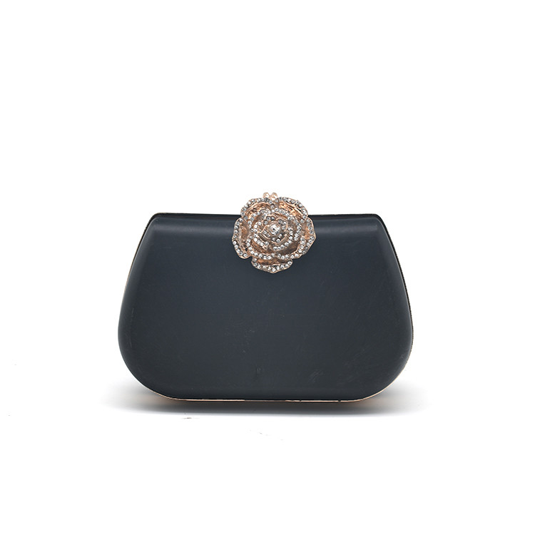 Irregular D Shape Clamshell Metal Clutch Frame For Wedding Bag