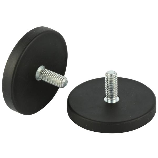 Rubber Coated Neodymium Pot Magnet Grade Rubber Iron NdFeB and Composite