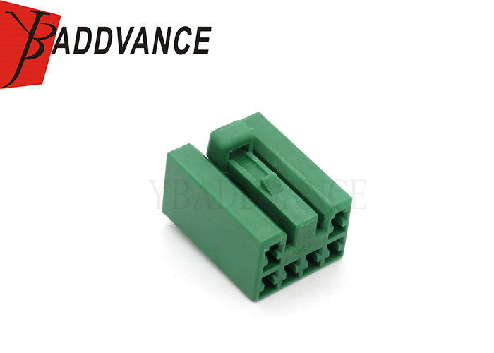 6 Pin Female Unseald Green Automotive Connector For V W