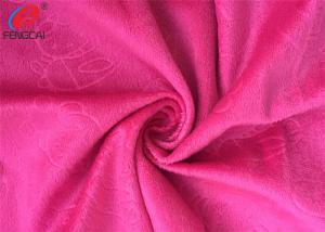 Wholesale Super Soft Polyester Minky Plush Fabric , Embossed Velboa Fabric For Making Toy from china suppliers
