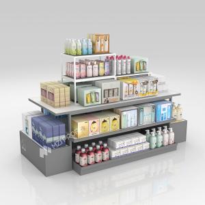 Wholesale MultiFunctional Universal Promotion Cabinet Gray Skincare Display Shelf For Retail Store Interior Design from china suppliers