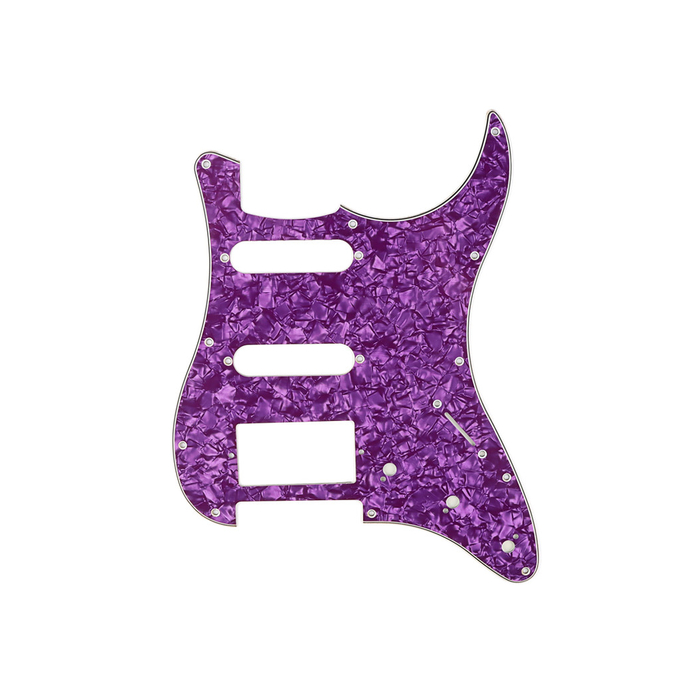 3 Ply SSH Electric Guitar Pickguard Pearl Yellow 11 Hole Scratch Plate Fits For ST Guitar Accessories