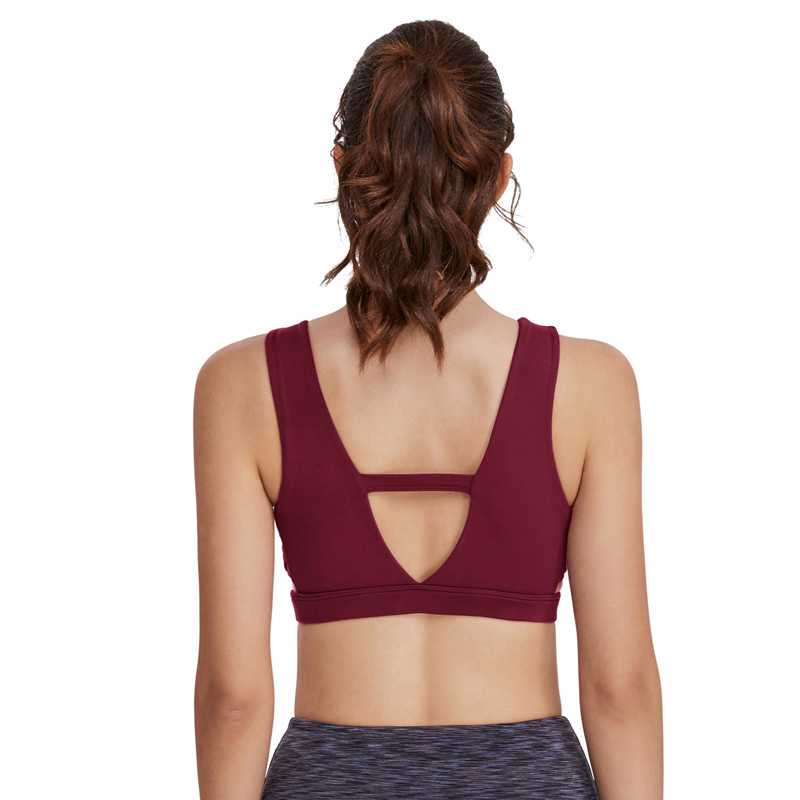 Shoulder Straps Breathable Sports Bra Hygroscopic Yoga Quick Drying Top