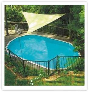 Wholesale Triangle Breathable Sun Shade Sail For Courtyard , Swimming Pools from china suppliers