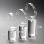 Wholesale Clear Round Acrylic Watch Display Stand for Smartwatches in Mall