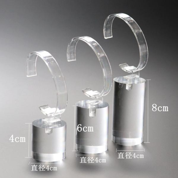Wholesale Clear Round Acrylic Watch Display Stand for Smartwatches in Mall