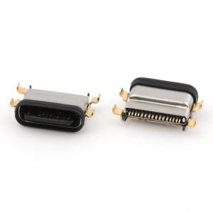 Wholesale USB C 16Pin Type C Female Connector Mid Mount 1.13mm IPX8 Waterproof With LIM from china suppliers