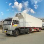 0.295 W/m2 C K Value Refrigerated Semi Truck Trailer for Frozen Meats and Chill