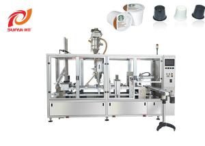 Wholesale 0.8MPa Four Lanes Yoghurt K Cup Filling And Sealing Machine from china suppliers