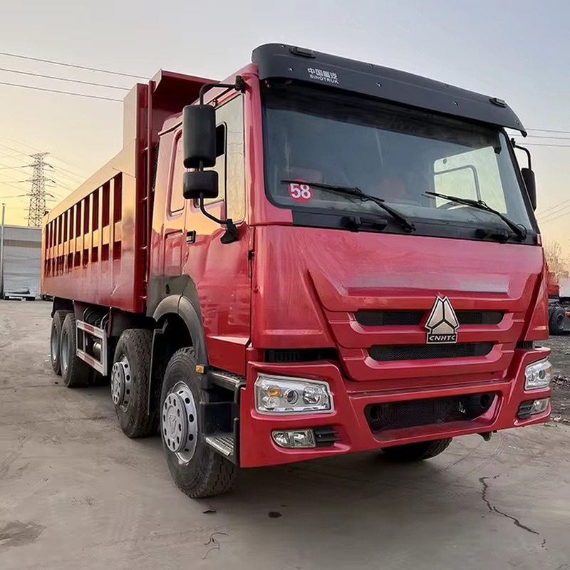 Second Hand 6x4 8x4 Howo 12 Wheeler Dump Truck 375 Tipper Truck For Highway Transportation
