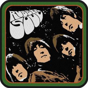 China The Beatles Woven Iron Patches Rubber Soul Album Band Logo custom size on sale