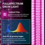 Full Spectrum T8 LED Grow Light Tubes For Indoor Plants 120° Angle