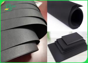 Wholesale Size Custom 150gsm Solid Black Kraft Paper For Packaging And Wrapping from china suppliers