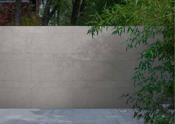 Gray Matte Antique Finish Sandstone Outdoor Curtain Wall Thick Tile For Shopping