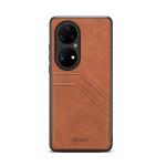 Seamless Leather Card Holder Wallet Phone Shockproof Genuine