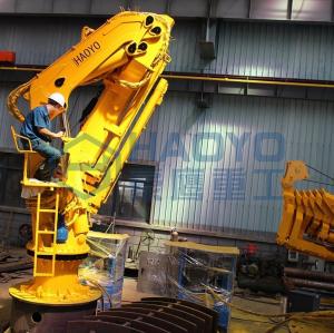 Wholesale Hot sale Marine Ship Knuckle Boom Crane with Winch for sale Marine Ship Deck Crane from china suppliers