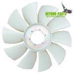 catererpillar 320D Excavator Spare Parts Fan Blade 6 Holes 10 Blade 145MM