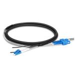 Fiber type 62.5/125um 8/125um LSZH Armored Sc/UPC-Sc/UPC Black Indoor/Outdoor