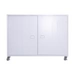 Commercial Office 3 Drawer Horizontal File Cabinet Low Storage Powder Coating