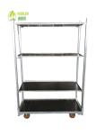 Danish Flower Trolley Hot Galvanized Danish Flower Trolley Display Rack Flower
