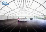 Round Stretch Arcum Tents Heavy Duty Aluminum For Commercial Glass Marquee Cost