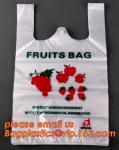 100% Enviroment PLA Bio Corn Starch Plastic Grocery Carry Packaging Manufacturer
