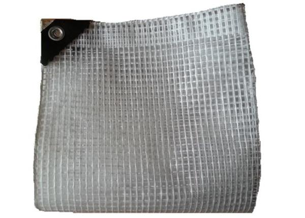 Quality Durable Mesh PE Tarpaulin Waterproof Woven Fabric Lamination Tarpaulin for sale