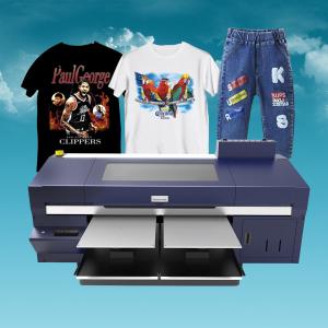 China A3 Digital Direct T Shirt Printer With Eco Friendly Textile Pigment Ink Cmyk White Ink on sale