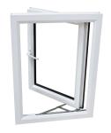 Standard UPVC PVC Glass Casement windows Soundproof Grill Design with Screens