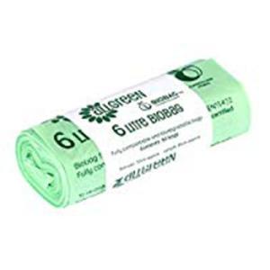 Wholesale Waterproof Biodegradable Trash Bags , 40 % Bio Based Kitchen Compost Bin Bags from china suppliers