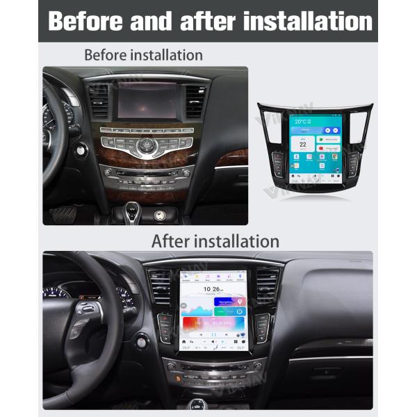 Viknav Car Radio For Infiniti QX60 (2011-2020) 12.3 inchAuto Audio Video WiFi Wireless CarPlay Upgrade Multimedia player