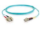 10G OM3 50 / 125 LC SC Fiber Optic Patch Cables PVC / LSZH 2.0mm