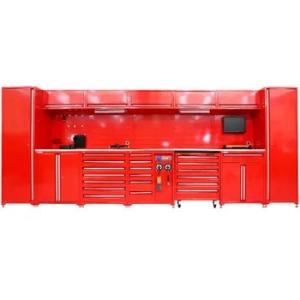 Wholesale Garage Cabinets Storage Tool Storage Cabinet with Heavy Duty Silver Metal Construction from china suppliers