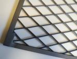 Heavy Duty Security Expanded Metal Mesh Fence 60x100mm 3m Length