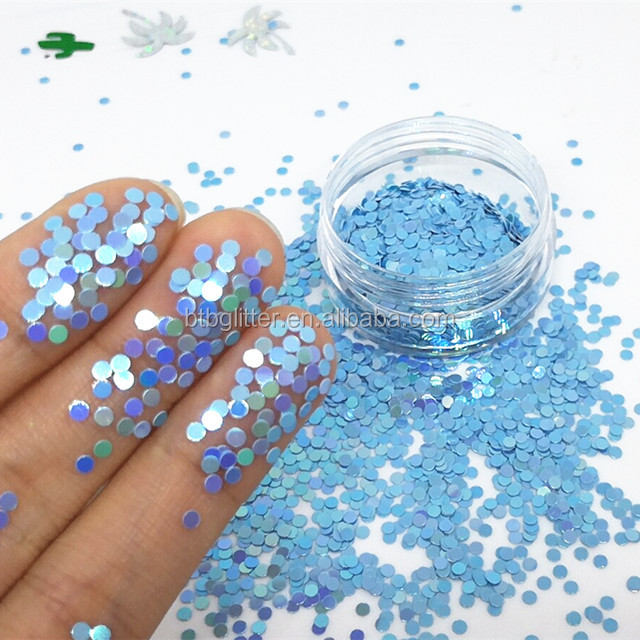 Create Eye-Catching Designs Holographic and Chameleon Shapes Polyester Glitter for Tumblers