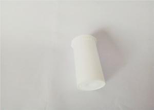Opaque White Plastic Pop Top Vials , UV Light Blocked Pharmacy Pill Containers