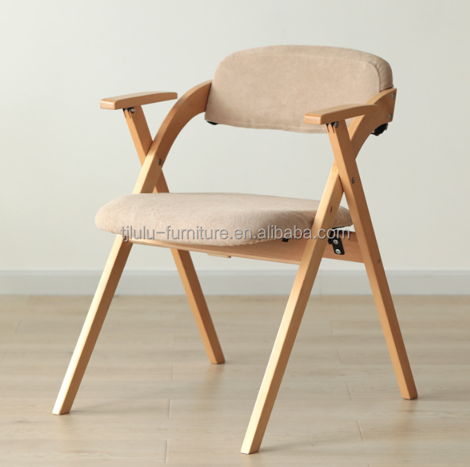 Natural Solid Wooden Chairs For Modern Dining Room With Rubber Wood/ Ash Wood Frame
