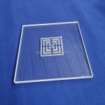 Factory Custom High Temperature Sandblasting Logo Quartz Sheet