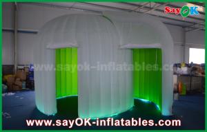 Wholesale Green Background Inflatable Photo Booth Enclosure Double - Deck Photo Booth Tent from china suppliers