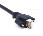 Scuff Resistant Camera Rj45 Data Cable Bare Copper Conductor Black Color