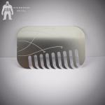 Custom High Quality Pattern Metal Wedding Invitation Card Barcode Card