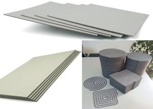 Wholesale Eco-friendly Stiffness Thicker Grey Straw Board Paper Standard size 889mmx1194mm from china suppliers